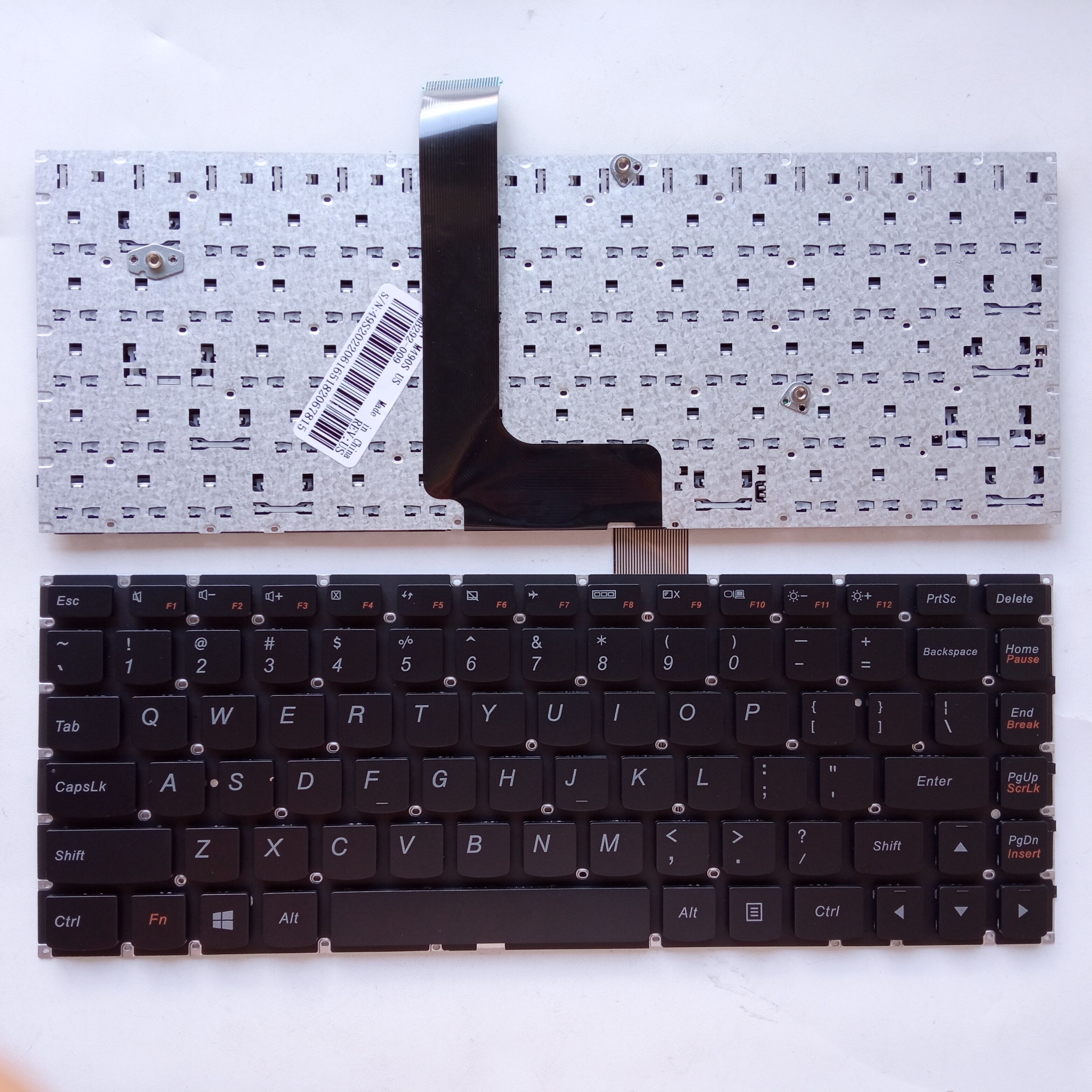 Picture of New Replacement Laptop Keyboard For LENOVO M490S BLACK (OEM) US Layout